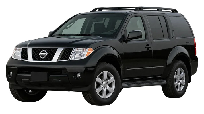 black Nissan Pathfinder car