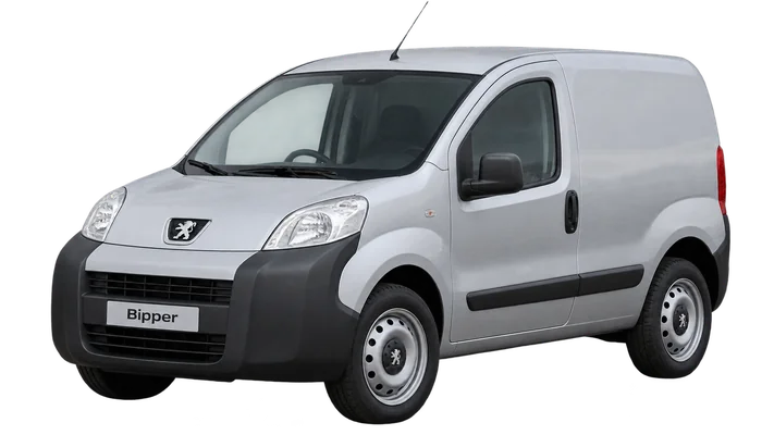 silver Peugeot Bipper van
