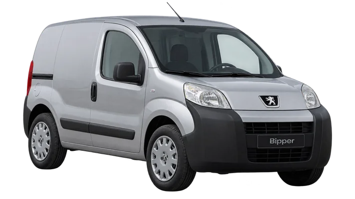 silver Peugeot Bipper van