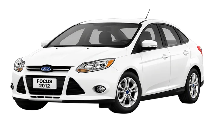 white ford focus sedan