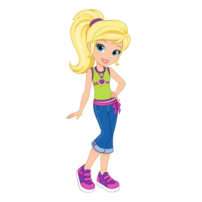 2006 polly pocket cartoon style render