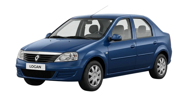 blue renault logan 2011