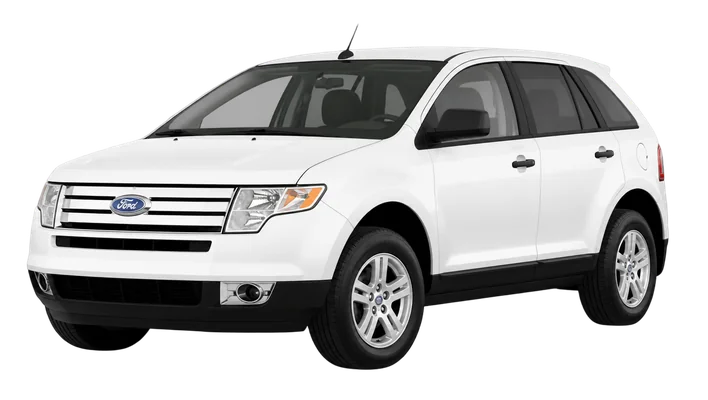 white ford edge suv