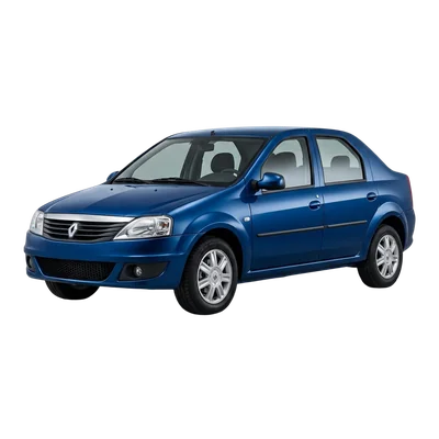 blue renault logan 2011