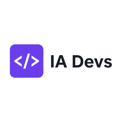 purple code logo ia devs
