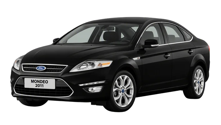 black ford mondeo car