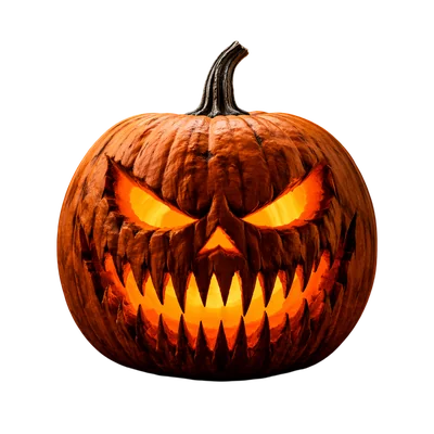 scary horror pumpkin face