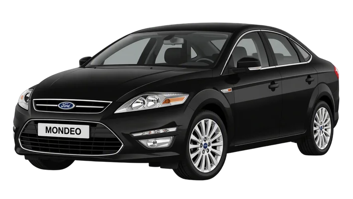 black ford mondeo car