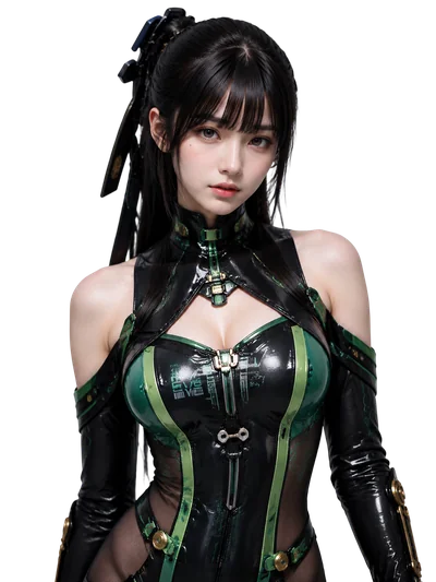 japanese girl cosplaying eve stellar blade