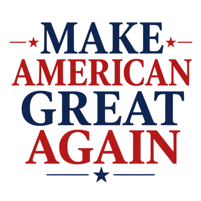 bold make america great again slogan
