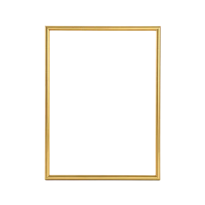 slim golden photo frame