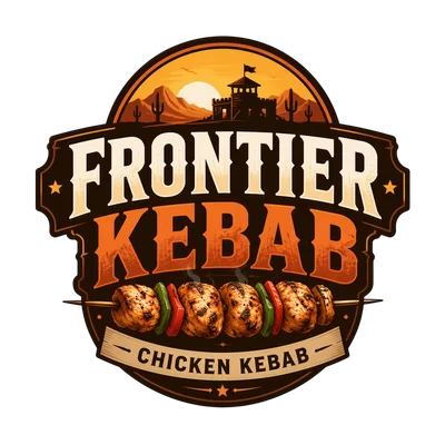 kebab restaurant logo with chicken