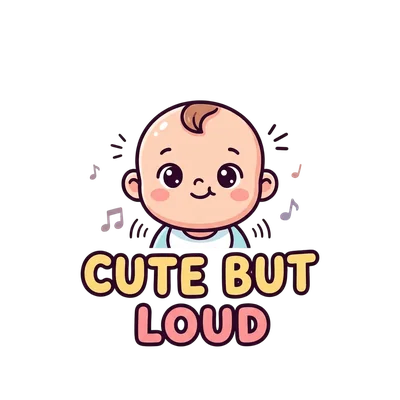 cute loud baby cartoon graphic