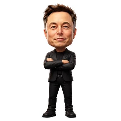 elon musk doll figure